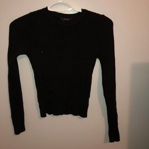 Forever 21 Black Long Sleeve Sweater
